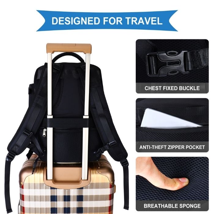     handgepack-rucksack-damen-reisen-grosse-kapazitat-multifunktionale-gepack-leicht-wasserdicht-laptop-trend-modern