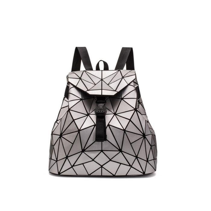 mini-rucksack-damen-matte-geometrische-holografische-kordeltasche-fur-jugendliche-alltag-modern-elegant-trend