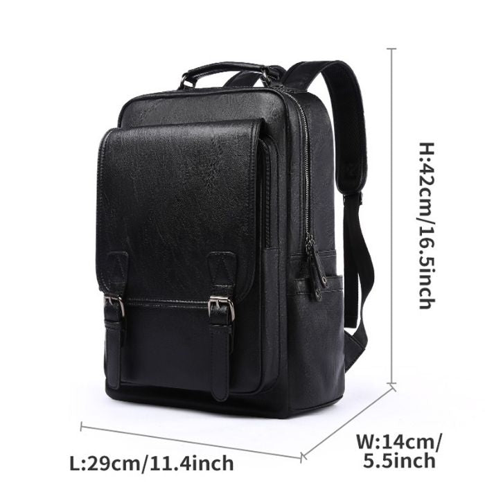 rucksack-schwarz-herren-leder-laptop-reise-fit-14-15-zoll-commuter-laptop-wasserdicht-vintage-business-notebook-trend-elegant-modern-alltag